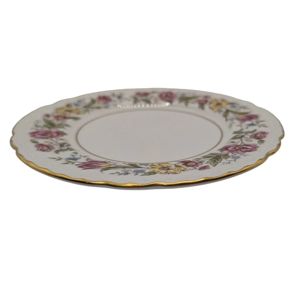 Vintage Royal Jackson Bread Plate Lady Mayfair Vogue Ceramic Scalloped Edge